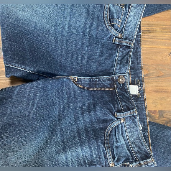 Silver Jeans Aiko Slim Bootcut Men's Stretch Medium wash denim distressed - Picture 8 of 11